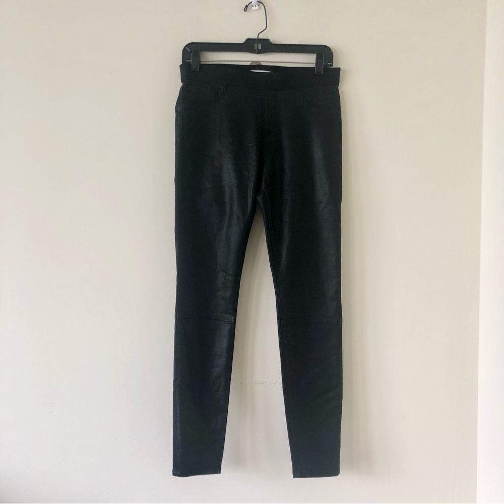 1. STATE Black Coated Leggings Size Small - Picture 1 of 9